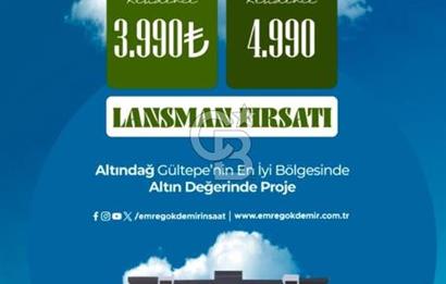 GÖKDEMİR GOLD’DA YATIRIMLIK, LÜKS SATILIK 1+1 DAİRE