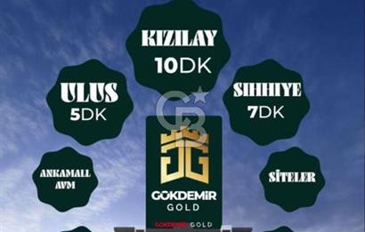 GÖKDEMİR GOLD’DA YATIRIMLIK, LÜKS SATILIK 1+1 DAİRE