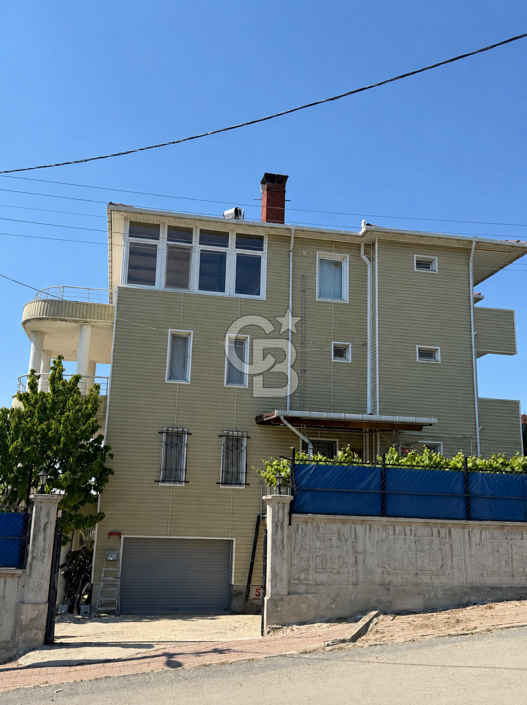 TEKİRDAĞ SULTANKÖY DENİZ MANZARALI 900m²ARSA İÇİNDE 4KATLI VİLLA