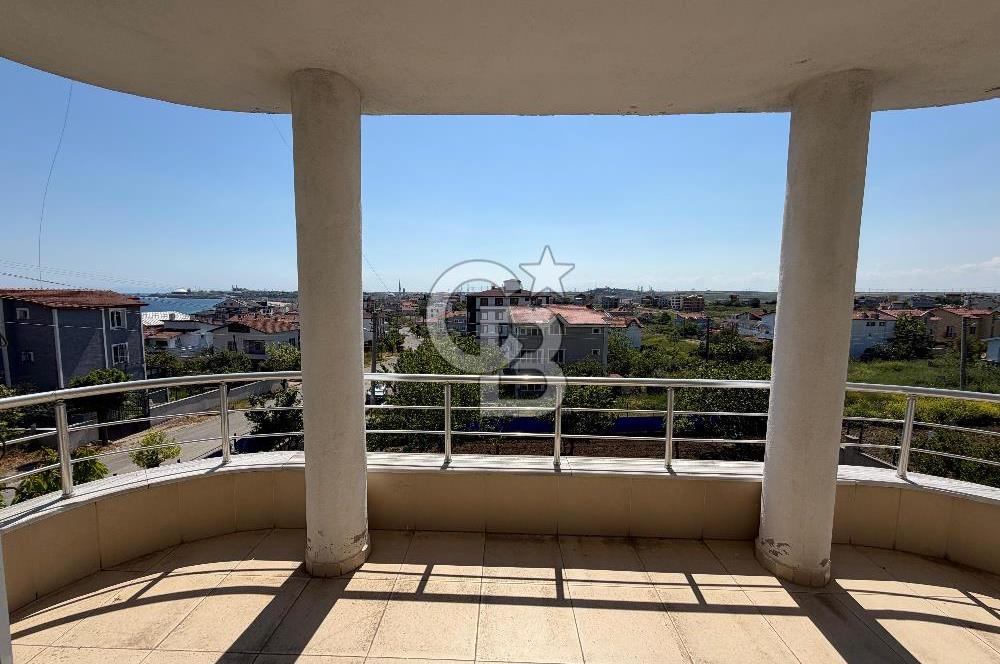 TEKİRDAĞ SULTANKÖY DENİZ MANZARALI 900m²ARSA İÇİNDE 4KATLI VİLLA