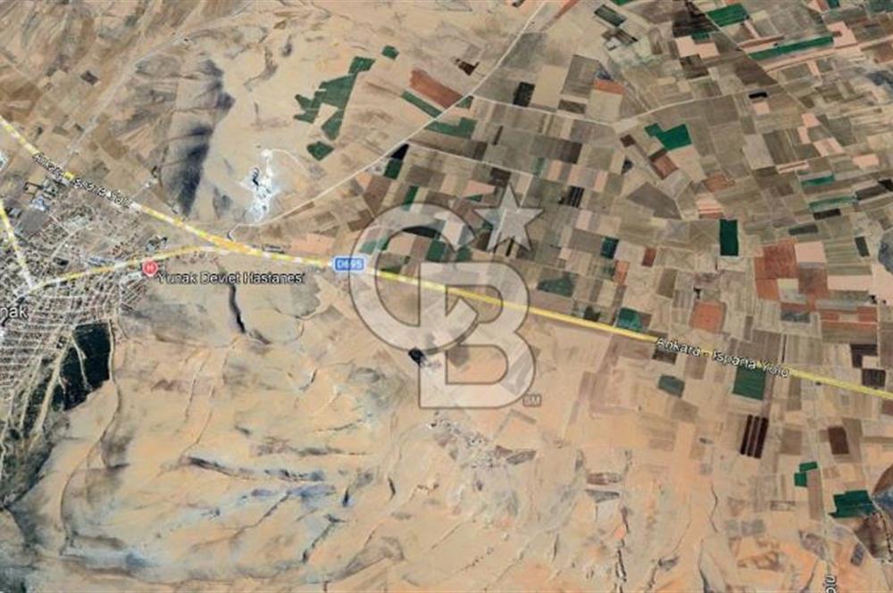 Konya-Yunak Kuzören Mah.19.014 m² Ana Yola Yakın Satılık Tarla