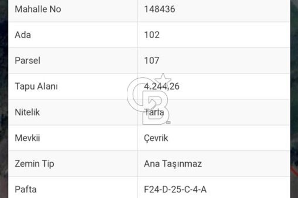 KANDIRA KARLI KÖYÜNDE YOLA CEPHELİ SATILIK TARLA 
