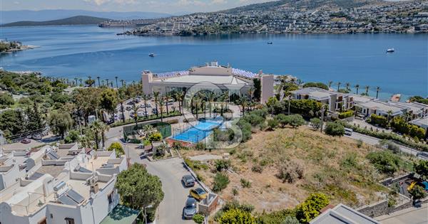 Bodrum Gündoğanda Site İçinde Full Deniz Manzaralı 4+1 Tripleks - 351543