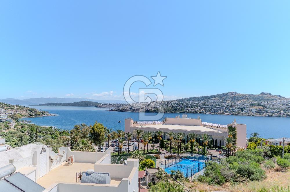 Bodrum Gündoğanda Site İçinde Full Deniz Manzaralı 4+1 Tripleks