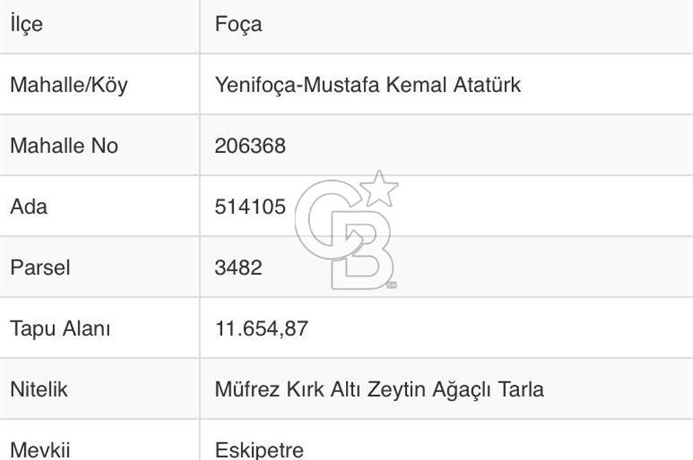 YENİ FOÇA MARİNA YAKINI, GELECEĞE YATIRIMLIK ARSA HİSSESİ