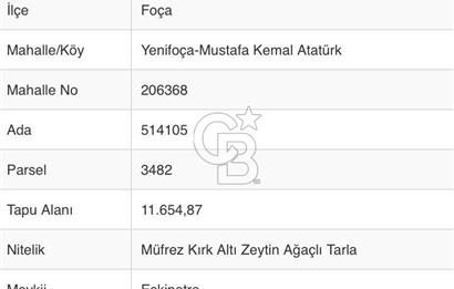 YENİ FOÇA MARİNA YAKINI, GELECEĞE YATIRIMLIK ARSA HİSSESİ