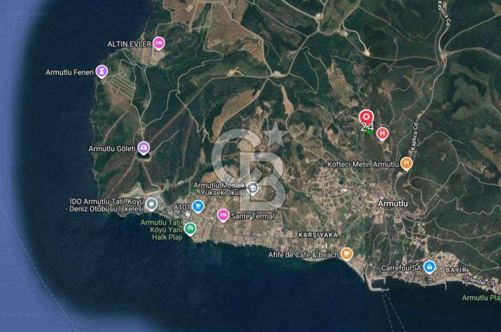 Yalova Armutlu Karşıyaka Satılık Tarla