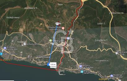 Yalova Armutlu Karşıyaka Satılık Tarla