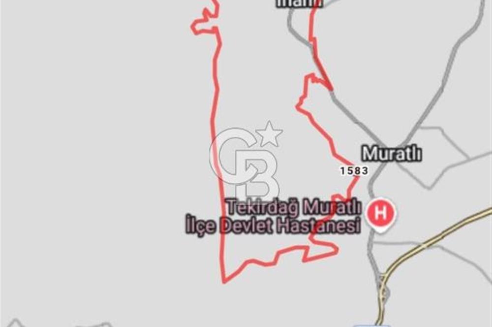 Tekirdağ,Muratlu,İnanlı,Sarımeşe'de 10233,33 m2 müstakil tarla