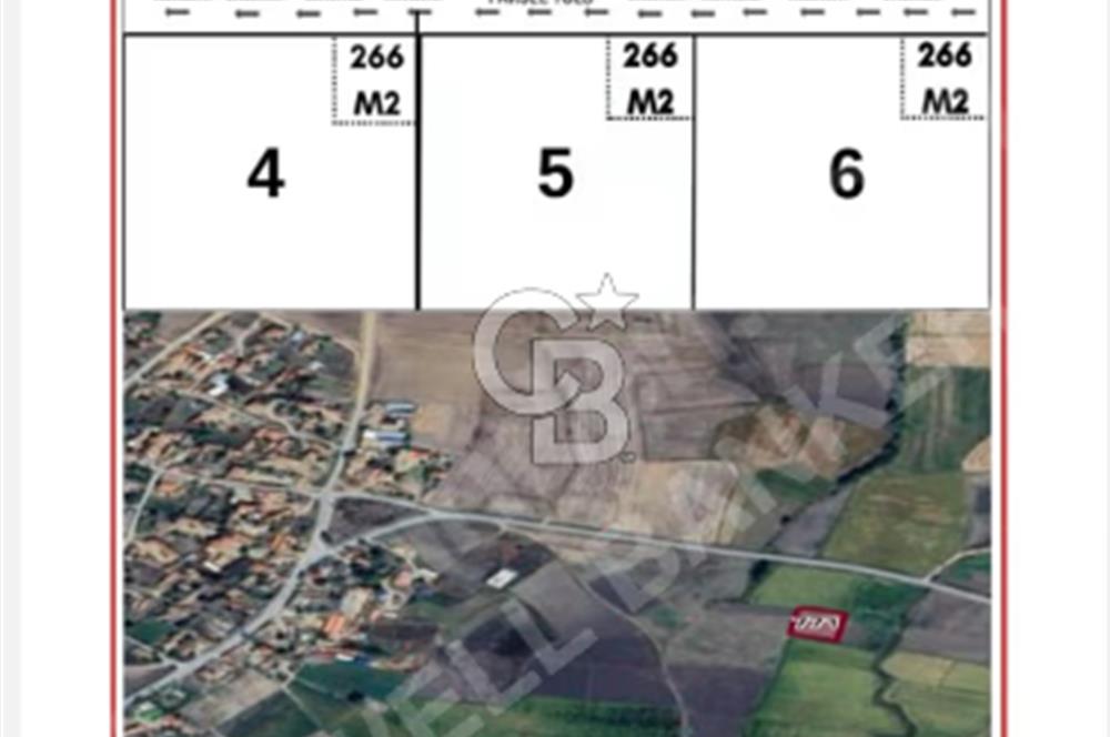 KIRKLARELİ PELİVANKÖY KUŞTEPE DE SATILIK 266 m2 ARSALAR
