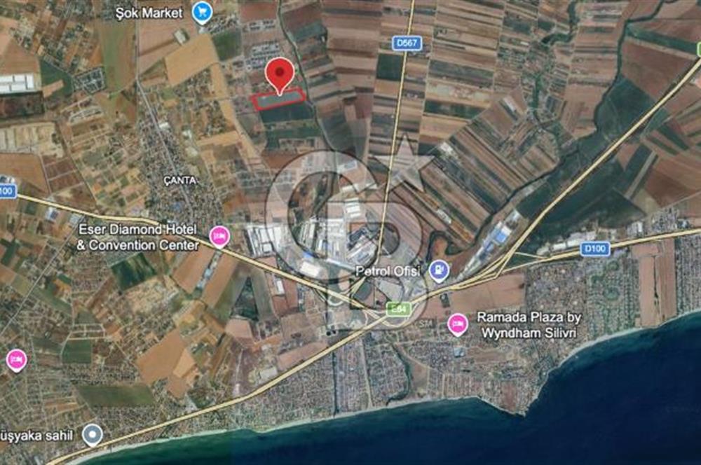 İstanbul Silivri Çanta'da 57.914 m² Villa İmarlı Satılık Arsa
