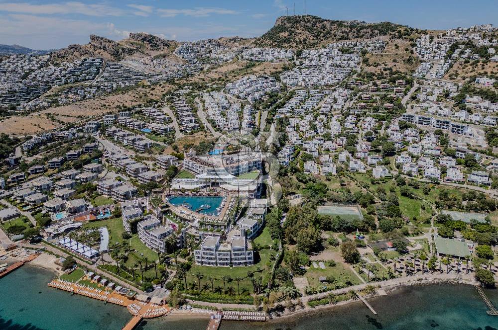 Bodrum Gündoğanda Site İçinde Full Deniz Manzaralı 4+1 Tripleks