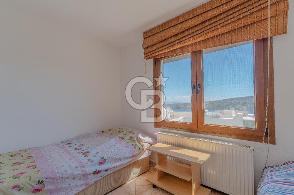 Bodrum Gündoğanda Site İçinde Full Deniz Manzaralı 4+1 Tripleks