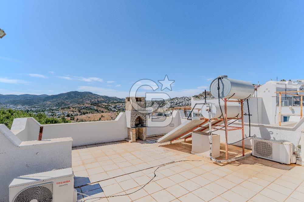 Bodrum Gündoğanda Site İçinde Full Deniz Manzaralı 4+1 Tripleks