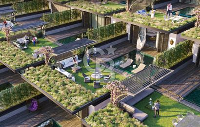 ÇEŞME VIVEN RESORT PROJESİNDE 3+1 DUBLEKS 320m2 FULL DENİZ MANZARALI SATILIK VİLLA
