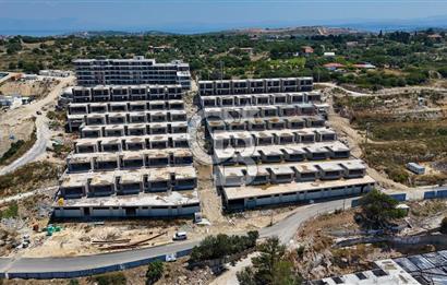 ÇEŞME VIVEN RESORT PROJESİNDE 3+1 DUBLEKS 320m2 FULL DENİZ MANZARALI SATILIK VİLLA