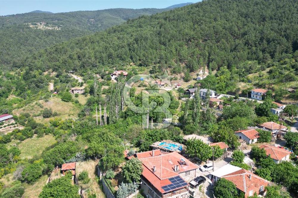 ÇANAKKALE TOLUKLAR KÖYÜ, KAZ DAĞLARI YAMACINDA SATILIK TAŞ EV