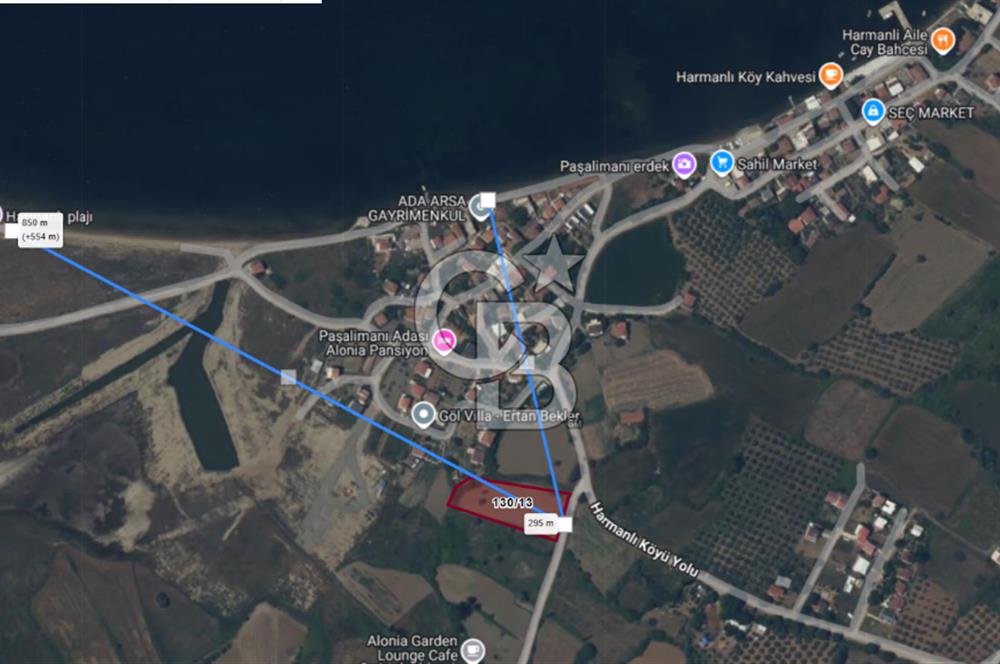 Paşalimanı Adası'nda Satılık Denize Yakın Yatırımlık Tarla