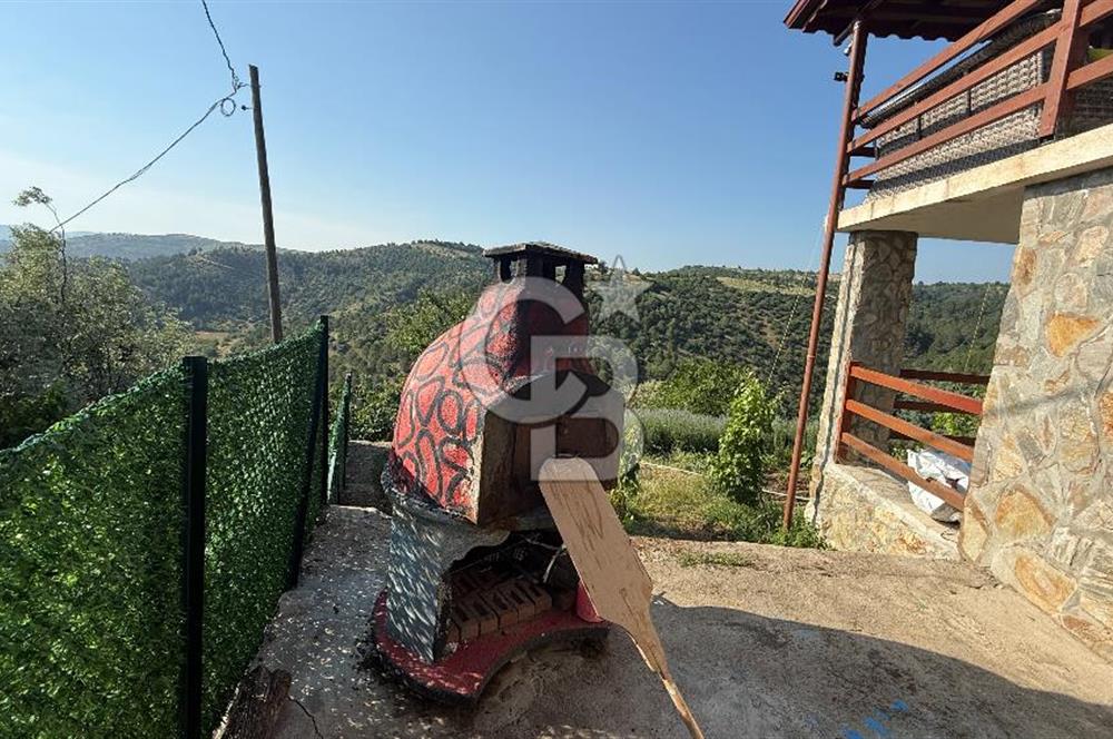 ÇANAKKALE TOLUKLAR KÖYÜ, KAZ DAĞLARI YAMACINDA SATILIK TAŞ EV