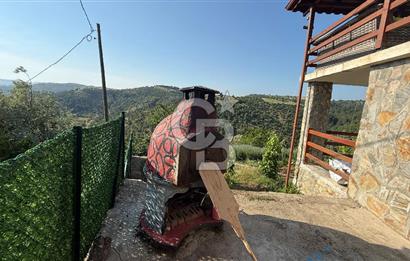 ÇANAKKALE TOLUKLAR KÖYÜ, KAZ DAĞLARI YAMACINDA SATILIK TAŞ EV