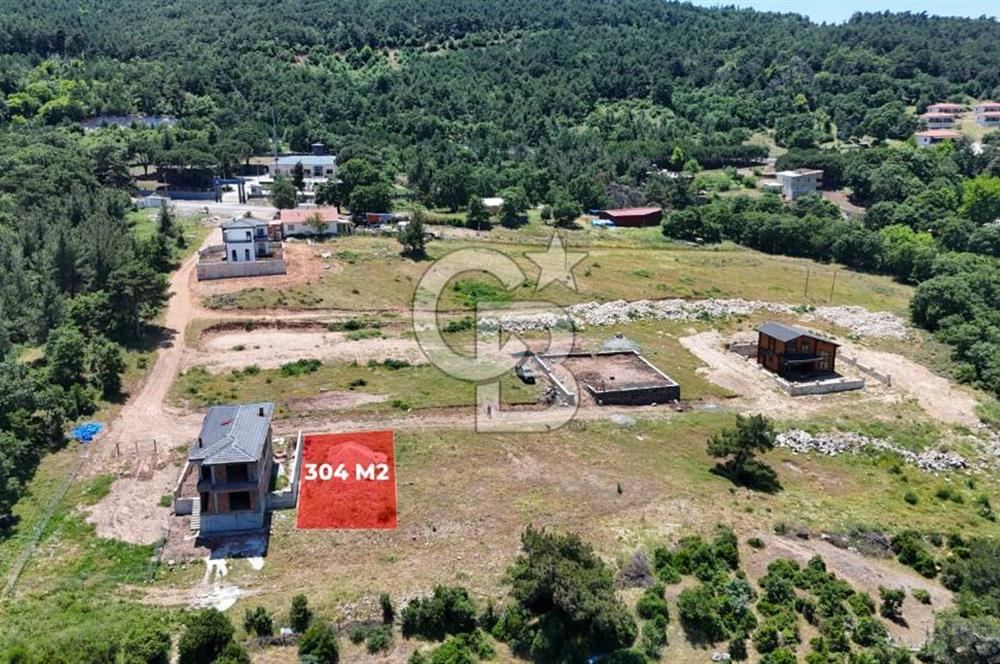 ÇANAKKALE MERKEZ KİRAZLI KÖYÜ İMARLI 304 M2 ARSA