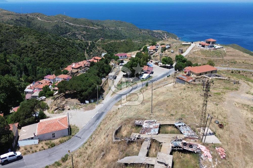 Karaburun Sarpıncık Köyünde Deniz ve Doğa Manzaralı Tarla