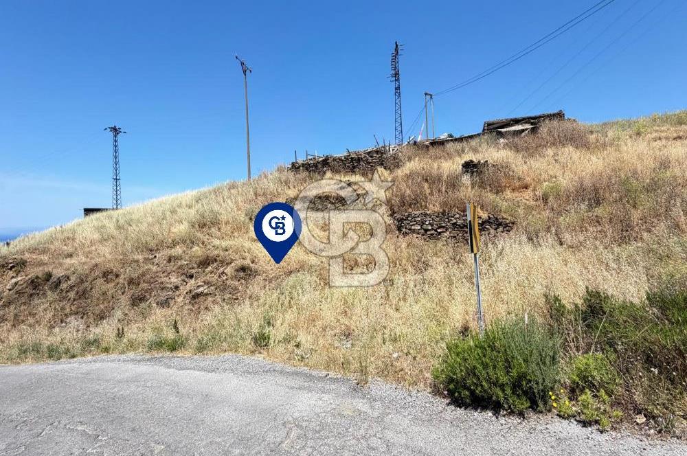 Karaburun Sarpıncık Köyünde Deniz ve Doğa Manzaralı Tarla
