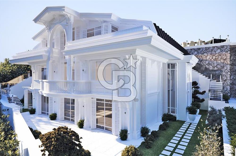 Beykoz Merkezde Full Boğaz Manzaralı Satılık 5+1 Lüks Tripleks Villa
