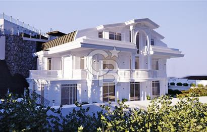Beykoz Merkezde Full Boğaz Manzaralı Satılık 5+1 Lüks Tripleks Villa