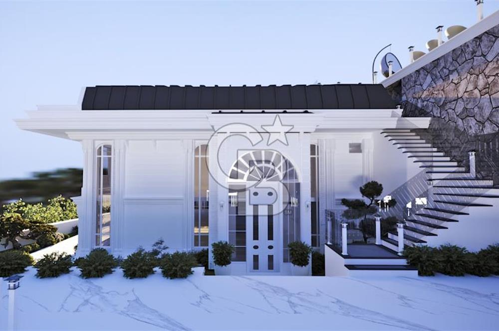 Beykoz Merkezde Full Boğaz Manzaralı Satılık 5+1 Lüks Tripleks Villa
