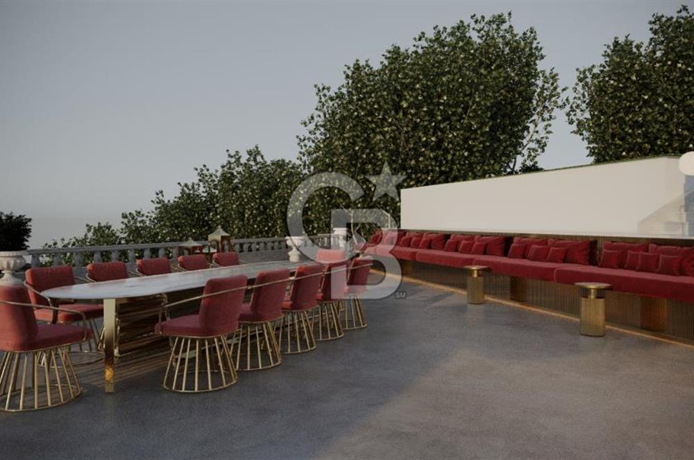 Beykoz Merkezde Full Boğaz Manzaralı Satılık 5+1 Lüks Tripleks Villa