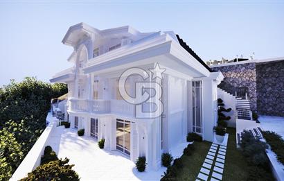 Beykoz Merkezde Full Boğaz Manzaralı Satılık 5+1 Lüks Tripleks Villa