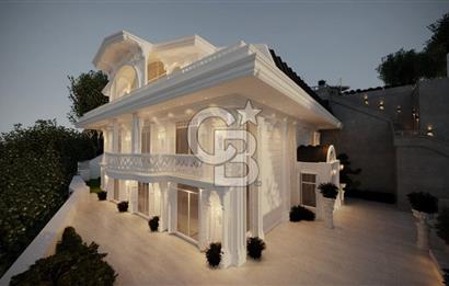 Beykoz Merkezde Full Boğaz Manzaralı Satılık 5+1 Lüks Tripleks Villa
