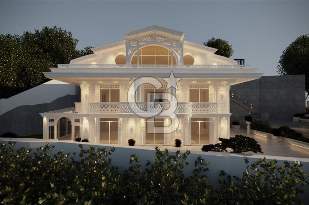 Beykoz Merkezde Full Boğaz Manzaralı Satılık 5+1 Lüks Tripleks Villa