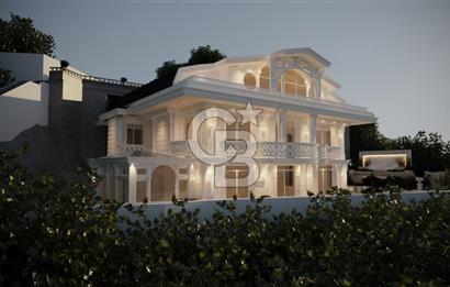 Beykoz Merkezde Full Boğaz Manzaralı Satılık 5+1 Lüks Tripleks Villa