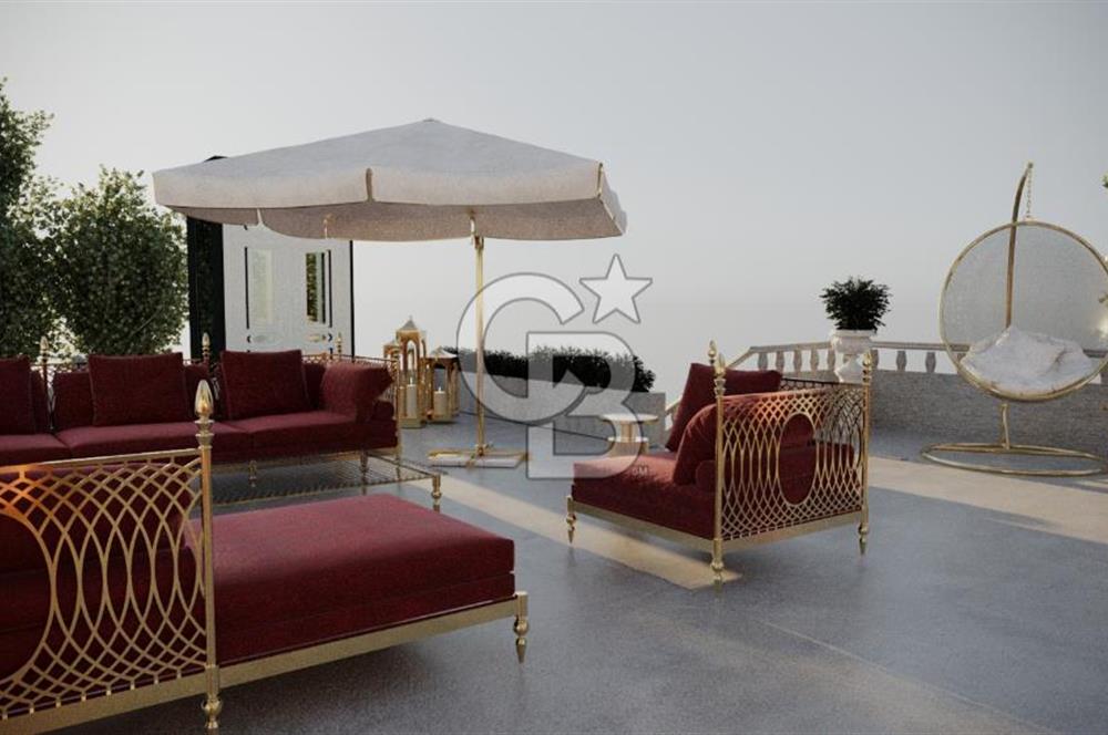Beykoz Merkezde Full Boğaz Manzaralı Satılık 5+1 Lüks Tripleks Villa
