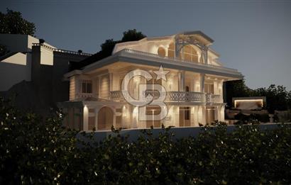 Beykoz Merkezde Full Boğaz Manzaralı Satılık 5+1 Lüks Tripleks Villa
