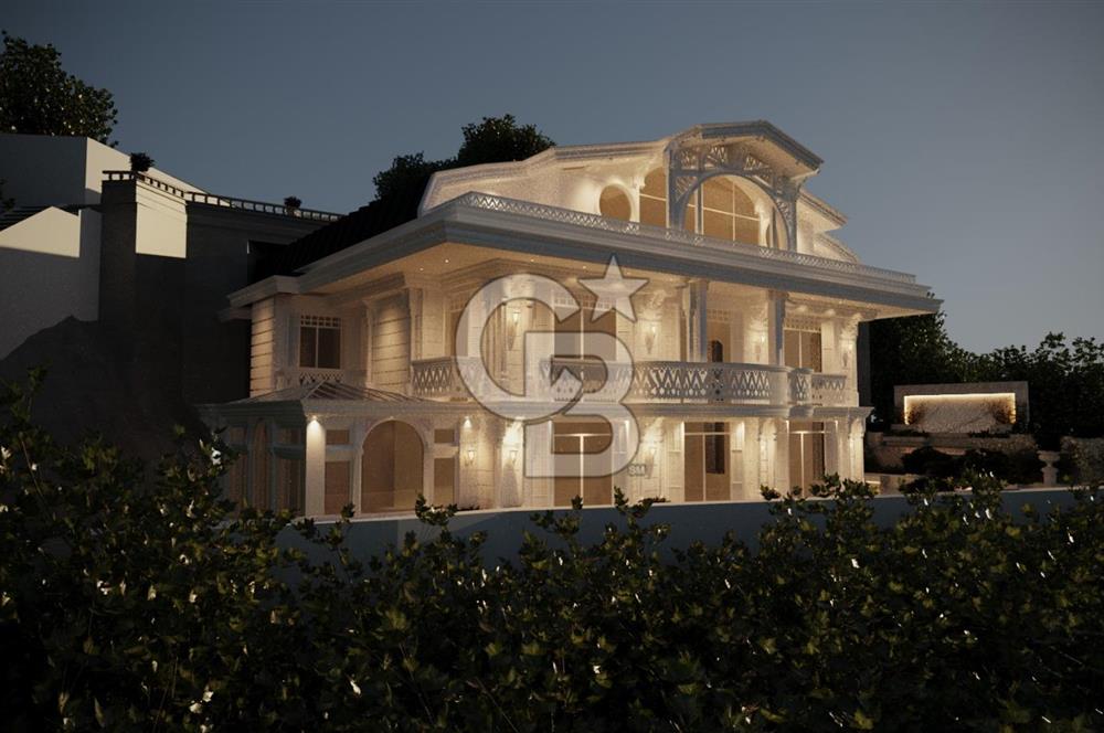 Beykoz Merkezde Full Boğaz Manzaralı Satılık 5+1 Lüks Tripleks Villa