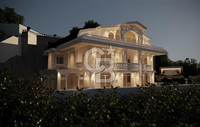 Beykoz Merkezde Full Boğaz Manzaralı Satılık 5+1 Lüks Tripleks Villa