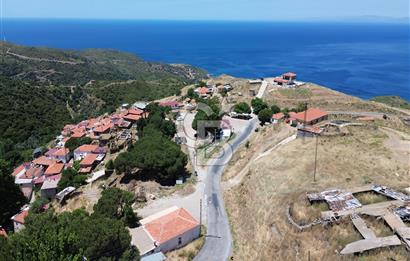 Karaburun Sarpıncık Köyünde Deniz ve Doğa Manzaralı Tarla