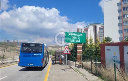 Yapracık Odtü Sitesi Kapalı Balkon-Güvenlik-Bahçe Katı 2+1
