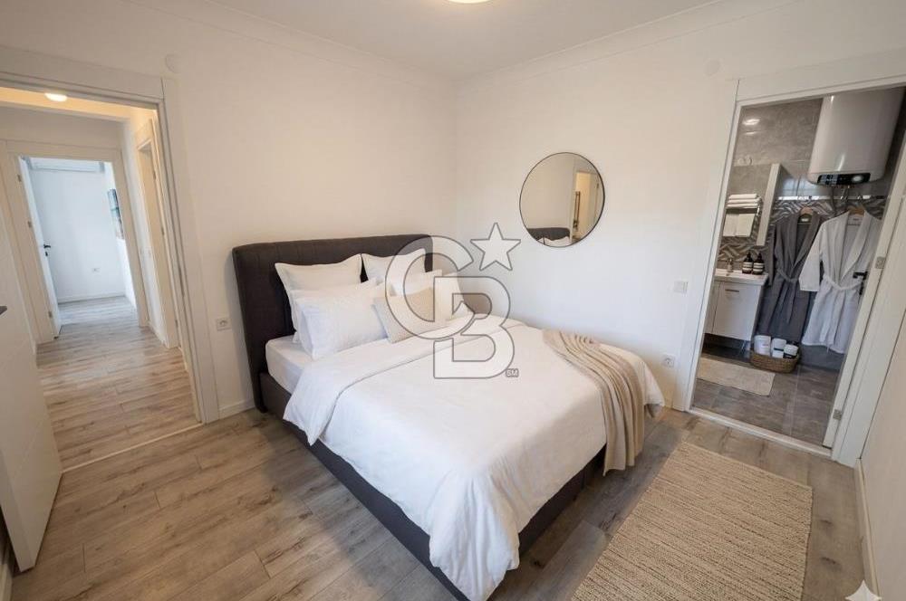 Datça Merkez'de Kiralık 2+1 Bahçeli ve Eşyalı Daire