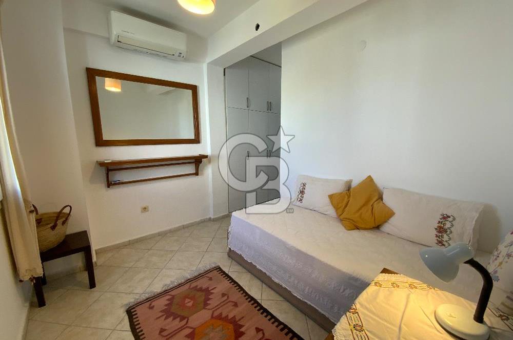 Bodrum Ortakent Yahşi'de Özel plajlı, Bahçeli Kiralık Dubleks Ev