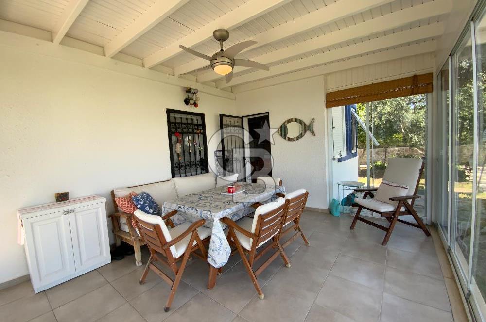 Bodrum Ortakent Yahşi'de Özel plajlı, Bahçeli Kiralık Dubleks Ev
