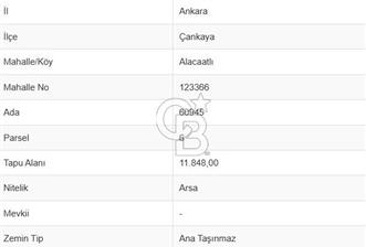 ALACAATLI'DA ANA CADDE ÜZERİNDE SATILIK 312 m² ARSA - 12 - 351784