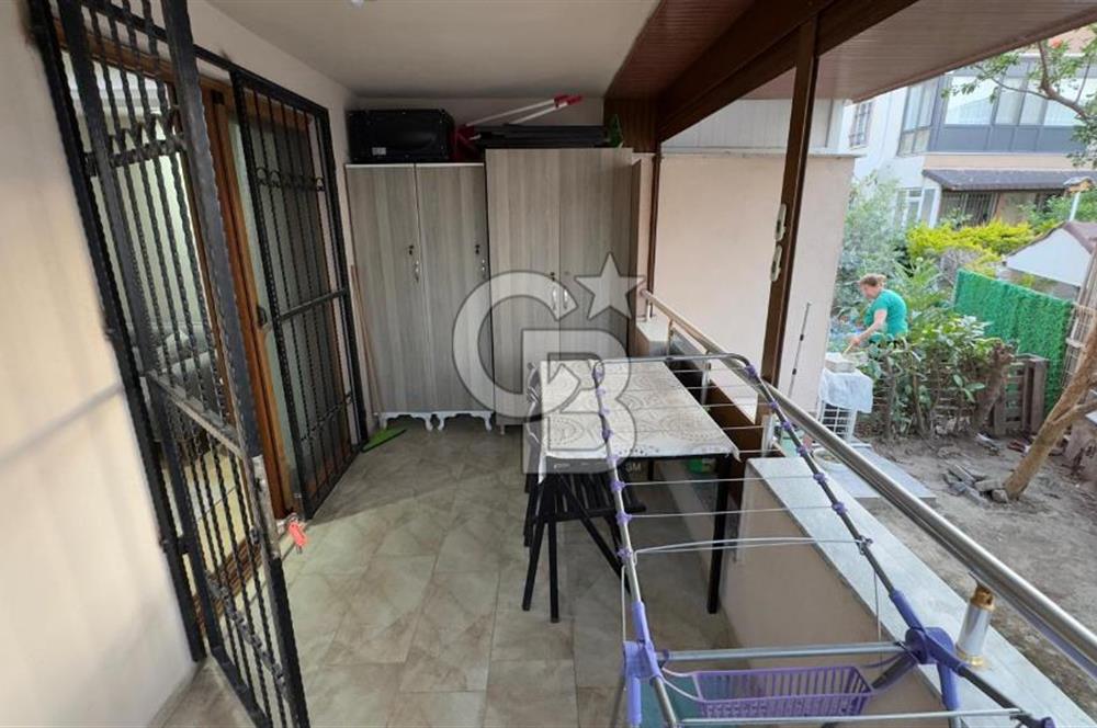 C.B.ROUTE | DİKİLİ MERKEZDE BAHÇE KATI FULL EŞYALI KİRALIK DAİRE