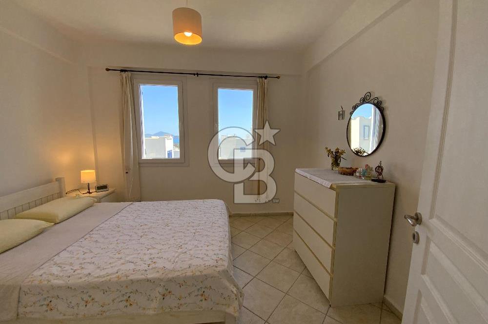 Bodrum Ortakent Yahşi'de Özel plajlı, Bahçeli Kiralık Dubleks Ev