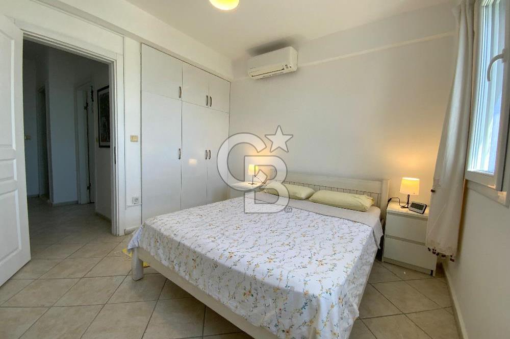 Bodrum Ortakent Yahşi'de Özel plajlı, Bahçeli Kiralık Dubleks Ev