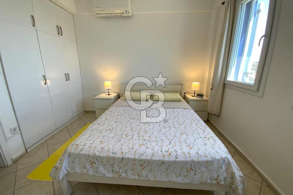 Bodrum Ortakent Yahşi'de Özel plajlı, Bahçeli Kiralık Dubleks Ev