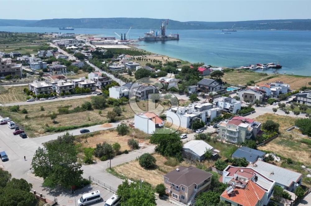 ÇANAKKALE KEPEZ'DE FULL BOĞAZ MANZARALI SATILIK İMARLI ARSA
